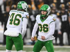 O chute de último segundo de Atticus Sappington eleva o 9º lugar do Oregon sobre o 20º lugar do Iowa